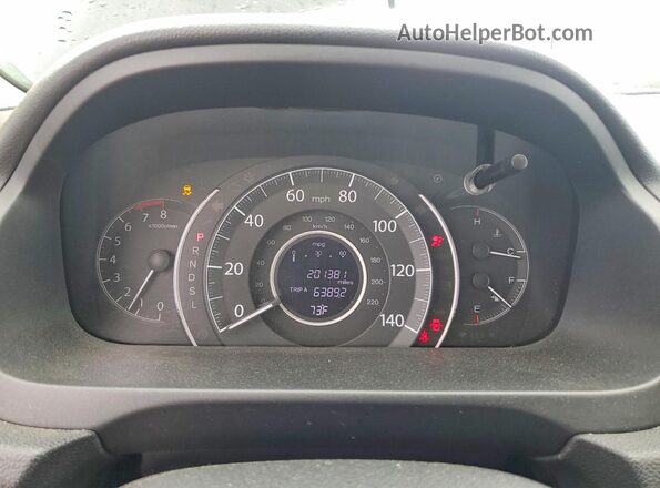 5J6RM4H71GL063454 2016 HONDA CR-V Black Vista del cuadro de instrumentos
