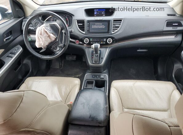 5J6RM4H72GL021701 2016 HONDA CR-V White Widok deski rozdzielczej