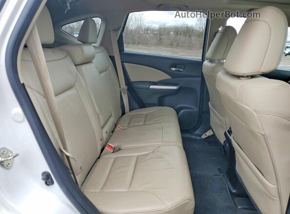 5J6RM4H72GL021701 2016 HONDA CR-V White Widok wnętrza z tyłu
