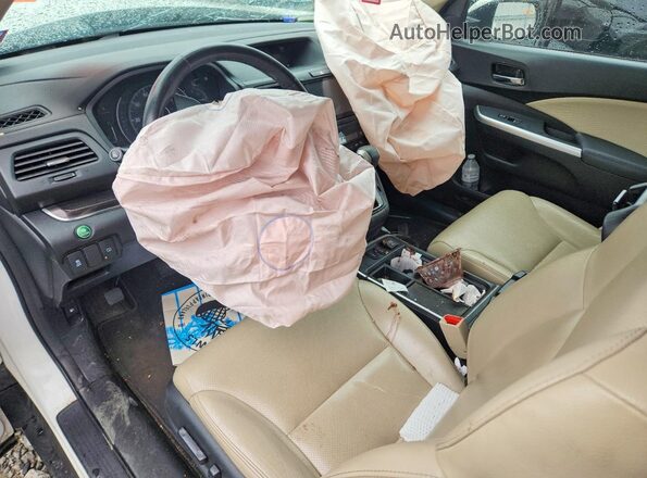 5J6RM4H72GL046176 2016 HONDA CR-V White Вид панелі приладів