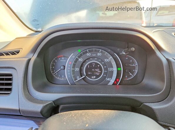 5J6RM4H72GL046369 2016 HONDA CR-V Gray Widok zestawu wskaźników