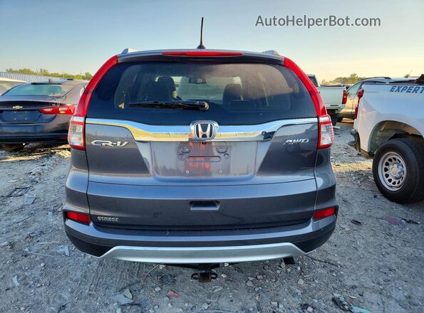 5J6RM4H72GL046369 2016 HONDA CR-V Gray Widok z tyłu