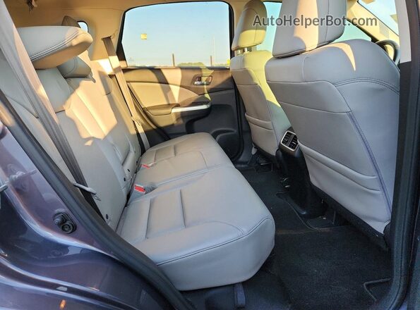 5J6RM4H72GL046369 2016 HONDA CR-V Gray Widok wnętrza z tyłu