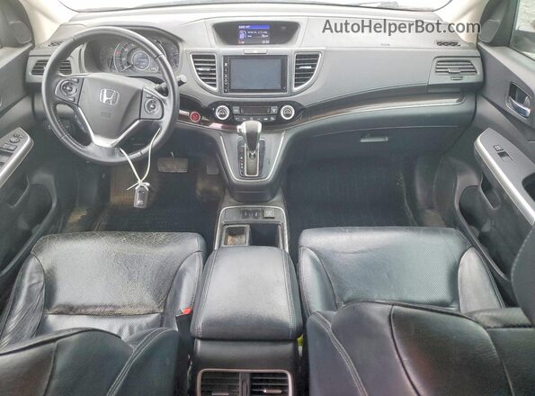 5J6RM4H73GL000548 2016 HONDA CR-V Белый Вид панели приборов