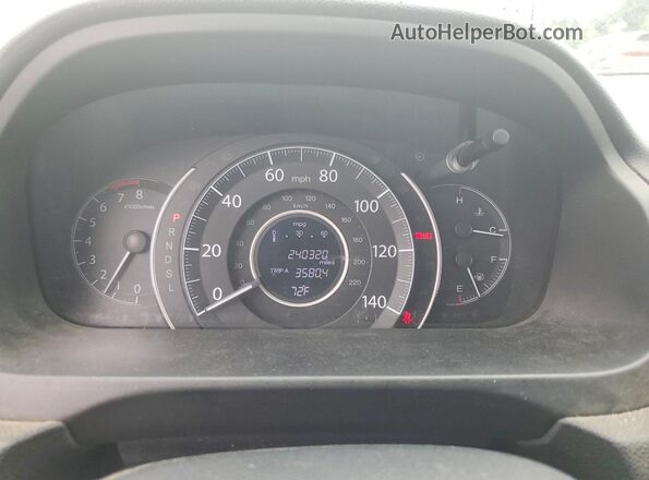 5J6RM4H73GL000548 2016 HONDA CR-V Белый Вид щитка приборов