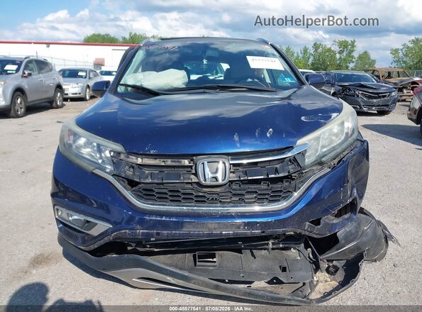 5J6RM4H73GL048597 2016 HONDA CR-V Blue Front view