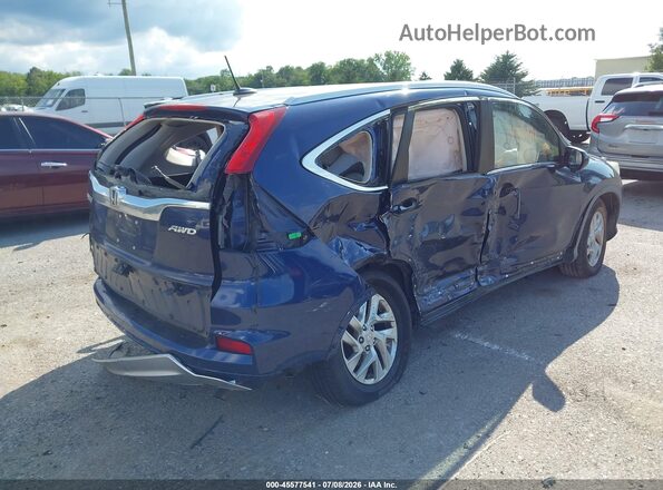 5J6RM4H73GL048597 2016 HONDA CR-V Blue Rear right