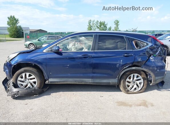5J6RM4H73GL048597 2016 HONDA CR-V Blue Rear interior view