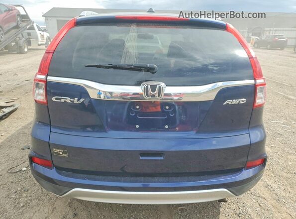 5J6RM4H74GL045000 2016 HONDA CR-V Blue Rear view