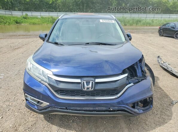 5J6RM4H74GL045000 2016 HONDA CR-V Blue Front view