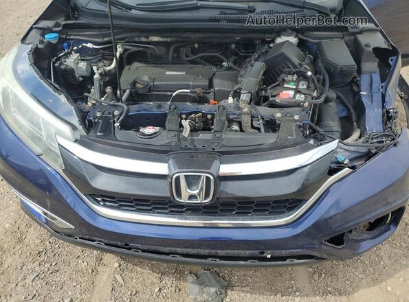 5J6RM4H74GL045000 2016 HONDA CR-V Blue Engine compartment view