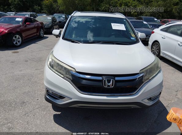 5J6RM4H74GL056191 2016 HONDA CR-V White Vista del cuadro de instrumentos