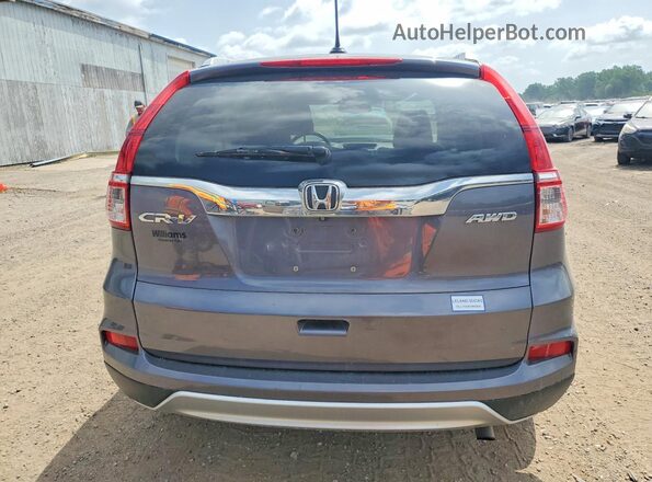 5J6RM4H75GL010210 2016 HONDA CR-V Silver Rear view