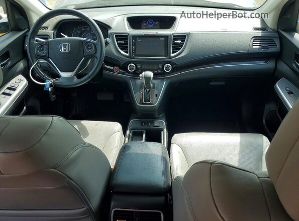 5J6RM4H75GL010210 2016 HONDA CR-V Silver Dashboard view