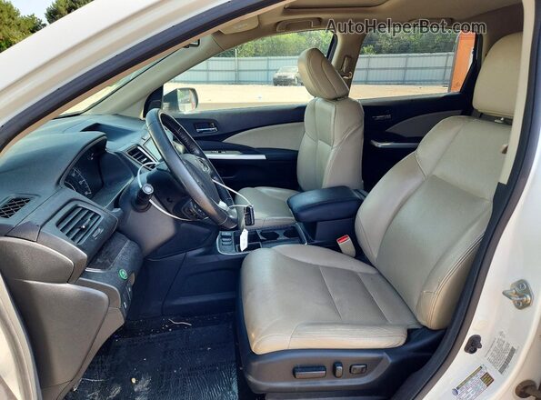 5J6RM4H75GL026729 2016 HONDA CR-V Белый Вид салона спереди