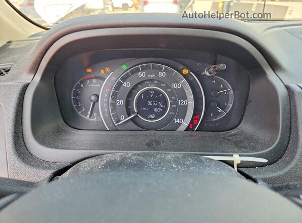5J6RM4H75GL026729 2016 HONDA CR-V Белый Вид щитка приборов
