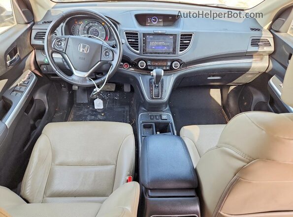 5J6RM4H75GL026729 2016 HONDA CR-V Белый Вид панели приборов