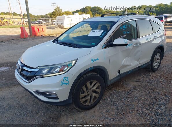 5J6RM4H75GL104927 2016 HONDA CR-V White Առջևի ձախ երեք քառորդ տեսարան