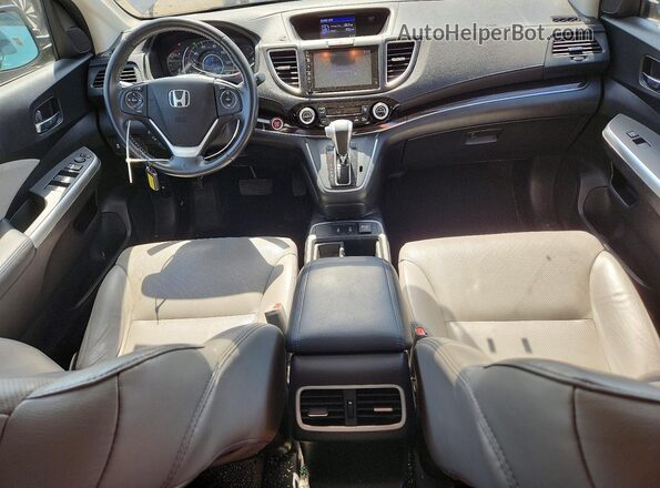 5J6RM4H78GL019970 2016 HONDA CR-V Gray Dashboard view