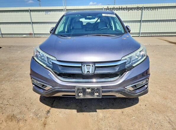 5J6RM4H78GL019970 2016 HONDA CR-V Gray Front view