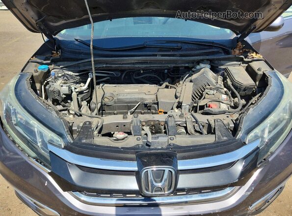 5J6RM4H78GL019970 2016 HONDA CR-V Gray Engine compartment view