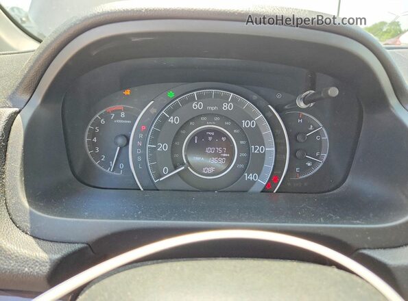 5J6RM4H78GL019970 2016 HONDA CR-V Gray Instrument cluster view