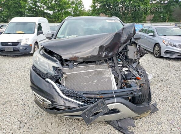 5J6RM4H78GL101939 2016 HONDA CR-V Gray Front view