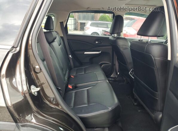 5J6RM4H78GL101939 2016 HONDA CR-V Gray Rear interior view