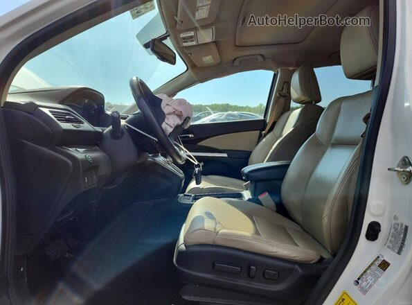 5J6RM4H79GL107765 2016 HONDA CR-V White Front interior view