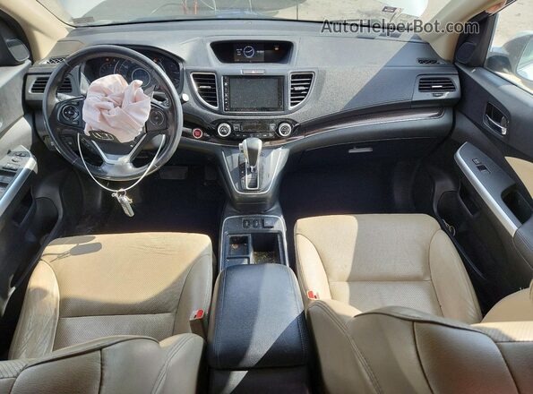 5J6RM4H79GL107765 2016 HONDA CR-V White Dashboard view