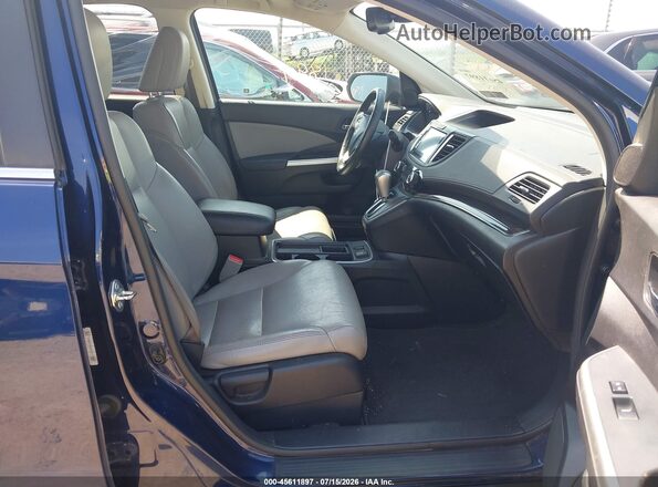 5J6RM4H90GL120700 2016 HONDA CR-V Синий Вид салона спереди