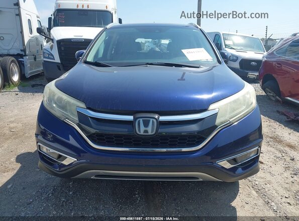 5J6RM4H90GL120700 2016 HONDA CR-V Синий Вид щитка приборов