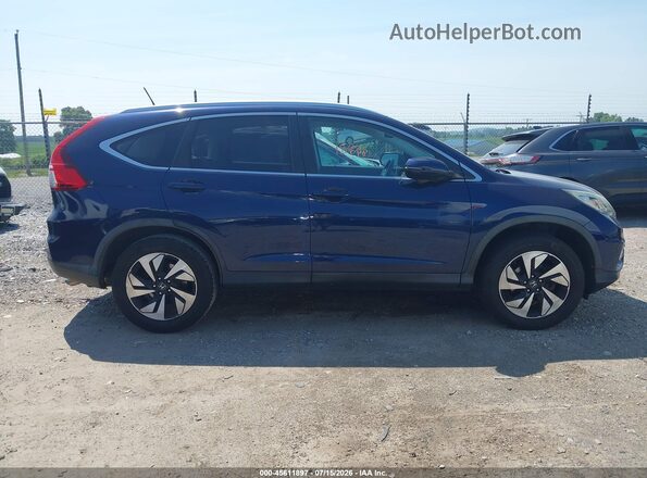 5J6RM4H90GL120700 2016 HONDA CR-V Синий Вид задней части салона