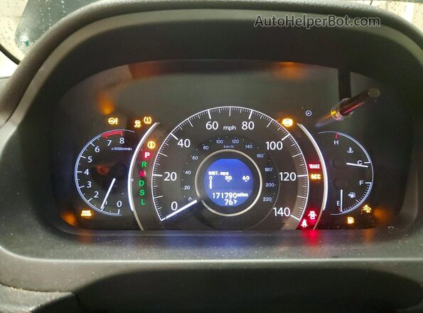 5J6RM4H91GL065626 2016 HONDA CR-V Черный Вид щитка приборов
