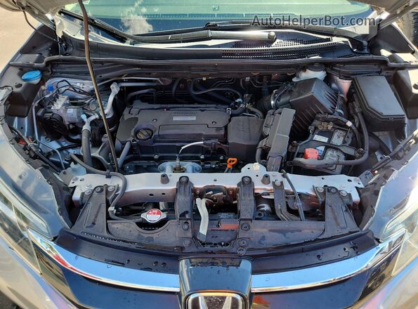 5J6RM4H91GL091160 2016 HONDA CR-V Silver Vista del compartimento del motor