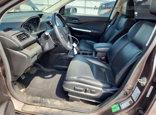 5J6RM4H92GL005628 2016 HONDA CR-V Gray Вид салону спереду