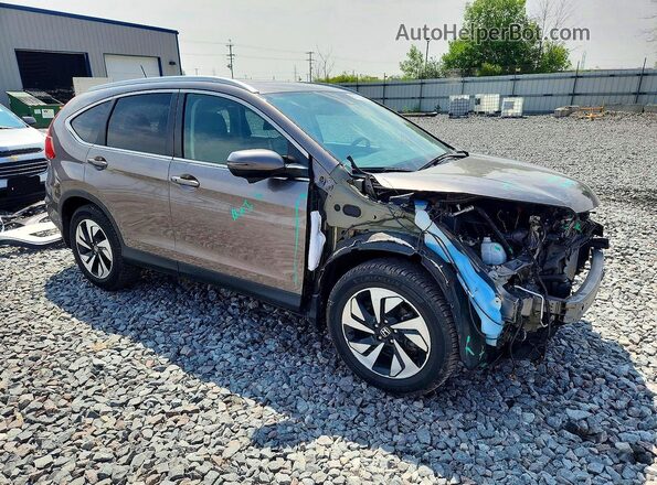 5J6RM4H92GL005628 2016 HONDA CR-V Gray Передня права чверть