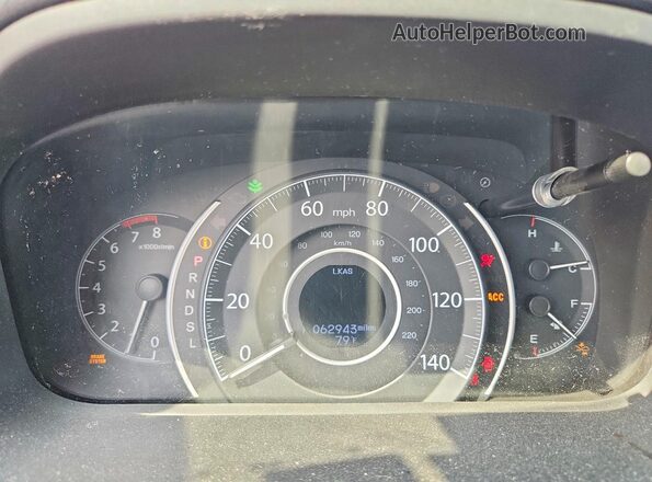 5J6RM4H92GL005628 2016 HONDA CR-V Gray Вид щитка приладів