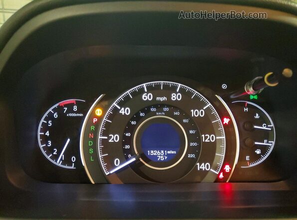 5J6RM4H92GL041478 2016 HONDA CR-V Silver Widok zestawu wskaźników