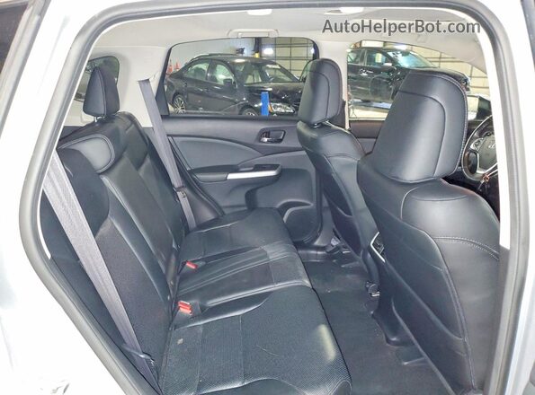 5J6RM4H92GL041478 2016 HONDA CR-V Silver Widok wnętrza z tyłu