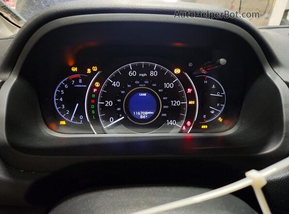 5J6RM4H92GL055073 2016 HONDA CR-V Blue Widok zestawu wskaźników