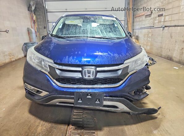 5J6RM4H92GL055073 2016 HONDA CR-V Blue Widok z przodu
