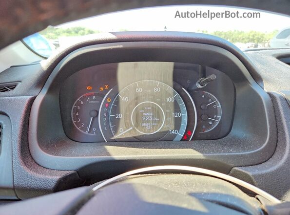 5J6RM4H93GL054045 2016 HONDA CR-V Gray Вид щитка приладів