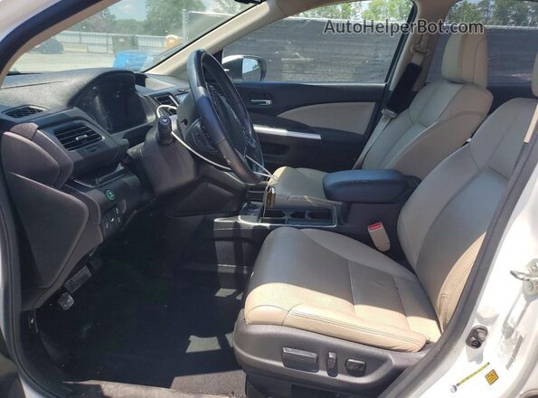 5J6RM4H94GL006991 2016 HONDA CR-V White Front interior view