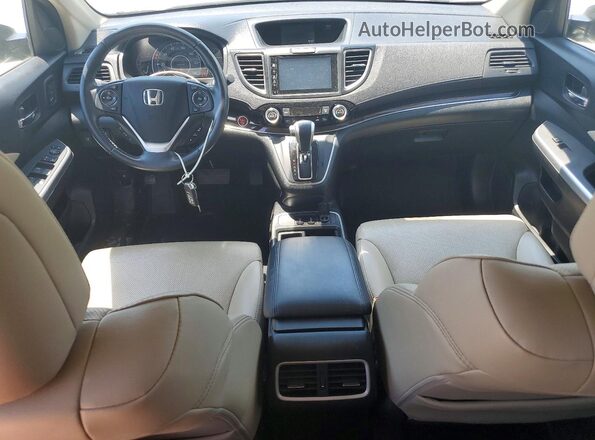 5J6RM4H94GL006991 2016 HONDA CR-V White Dashboard view