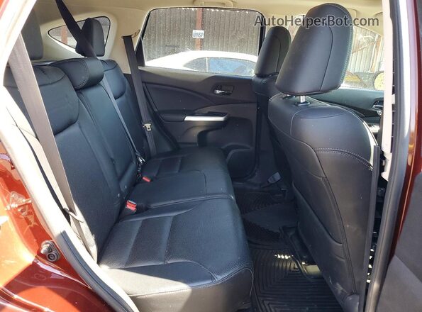 5J6RM4H94GL030739 2016 HONDA CR-V Burgundy Widok wnętrza z tyłu