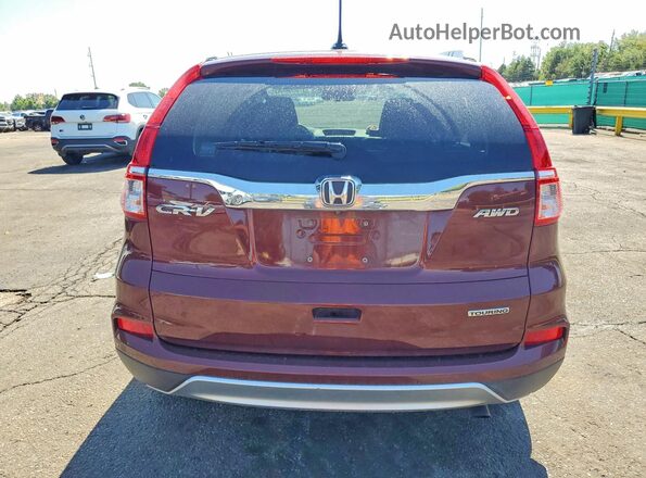 5J6RM4H94GL030739 2016 HONDA CR-V Burgundy Widok z tyłu