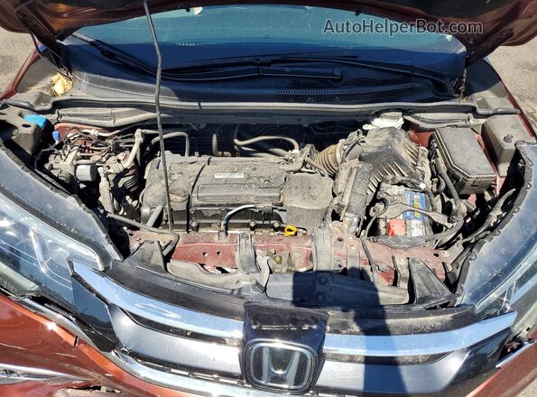 5J6RM4H94GL030739 2016 HONDA CR-V Burgundy Widok komory silnika