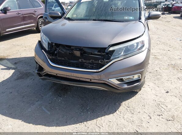 5J6RM4H95GL108400 2016 HONDA CR-V Brown Widok z przodu