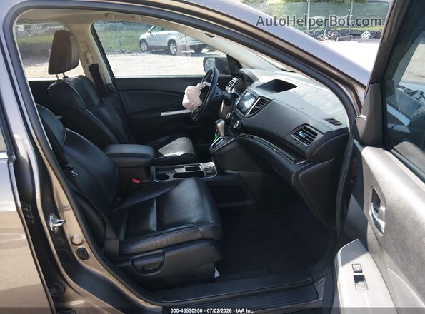 5J6RM4H95GL108400 2016 HONDA CR-V Brown Widok wnętrza z przodu